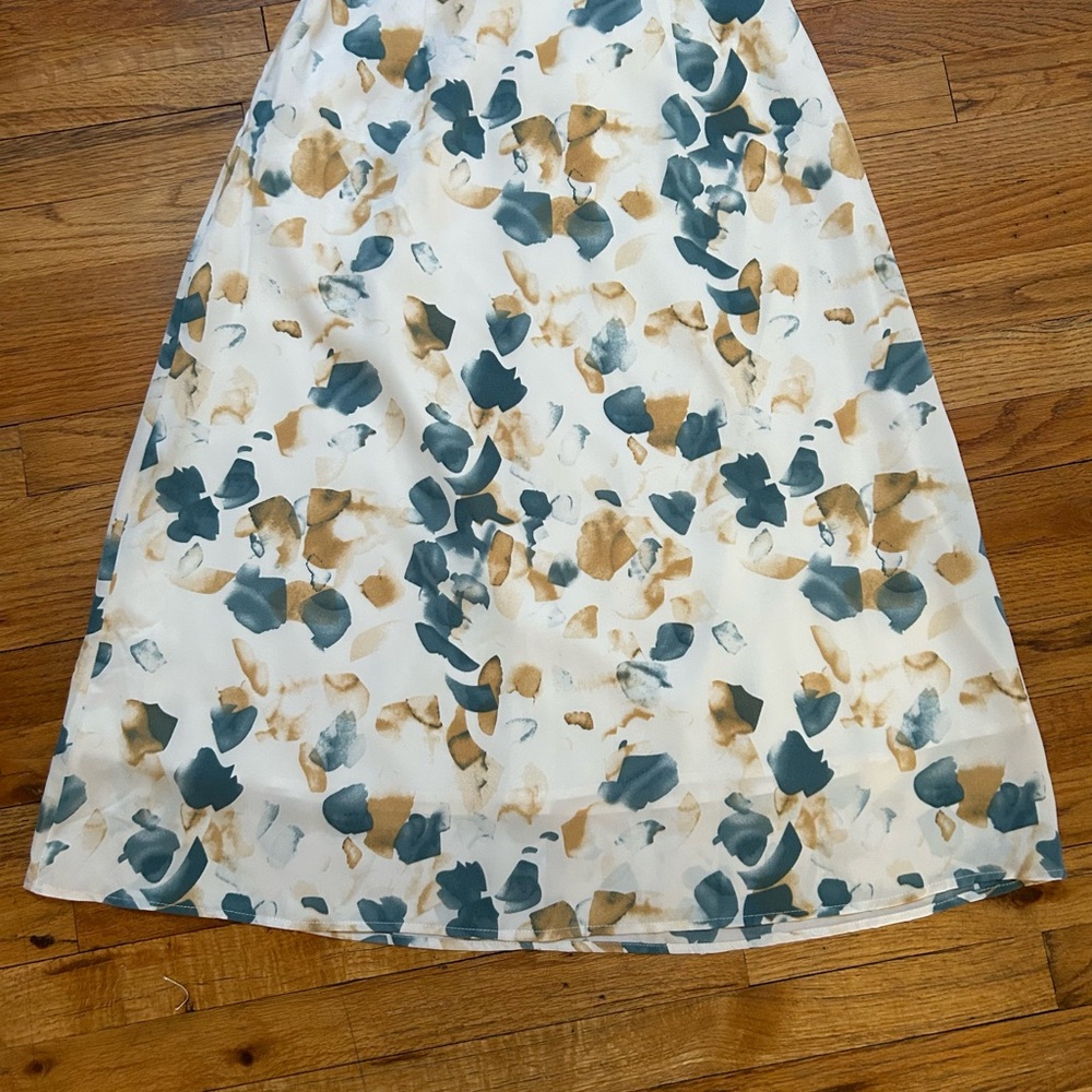 Elegant Floral Print Skirt